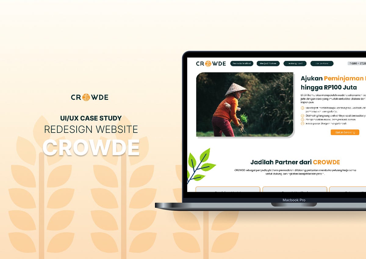 UI/UX Case Study Redesign Website CROWDE | by Raihan Rohadatul 'Aisy ...