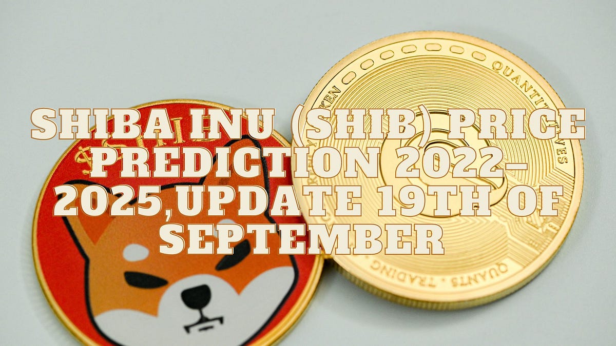 Shiba Inu (SHIB) Price Prediction 2022–2025,update 19th of September | by  Mr. Plan ₿ | Coinmonks | Medium