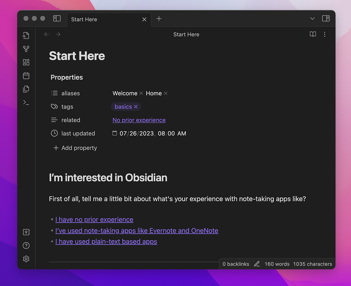 Obsidian Finally Releases ‘Properties’ Feature