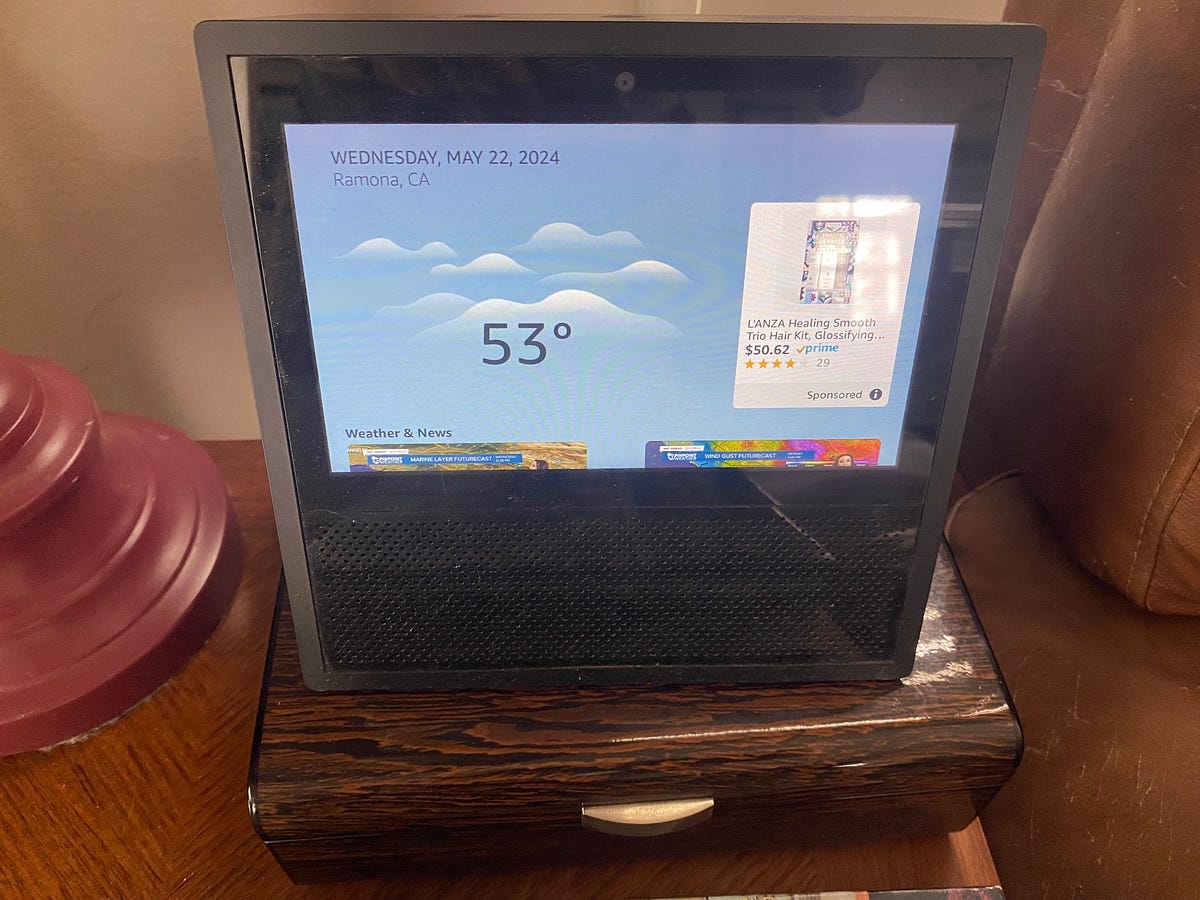 Amazon Alexa Reading My Mind. AI in my house by Michael Rhodes The