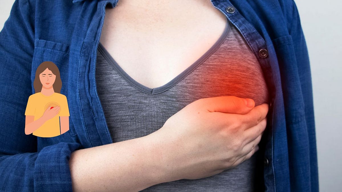 Female chest pain on the left side News Ki Baat Medium