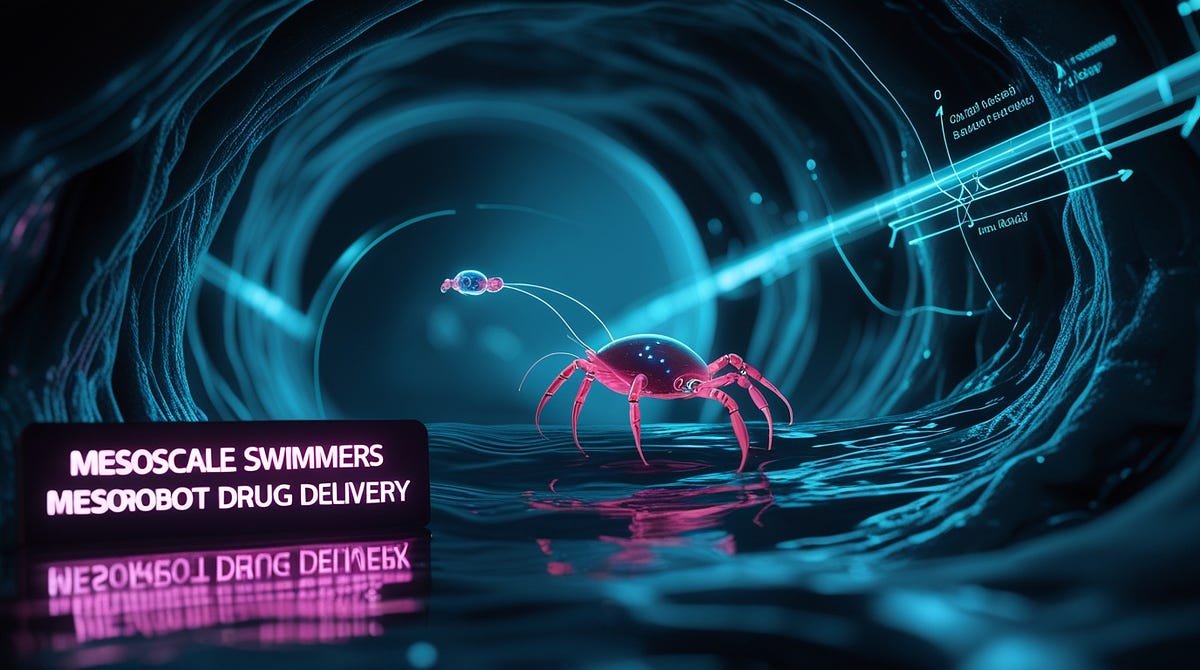 Tiny Drug-Delivery Robots' Unexpected Backwards Swim Stuns Scientists, Reshaping Medical Future