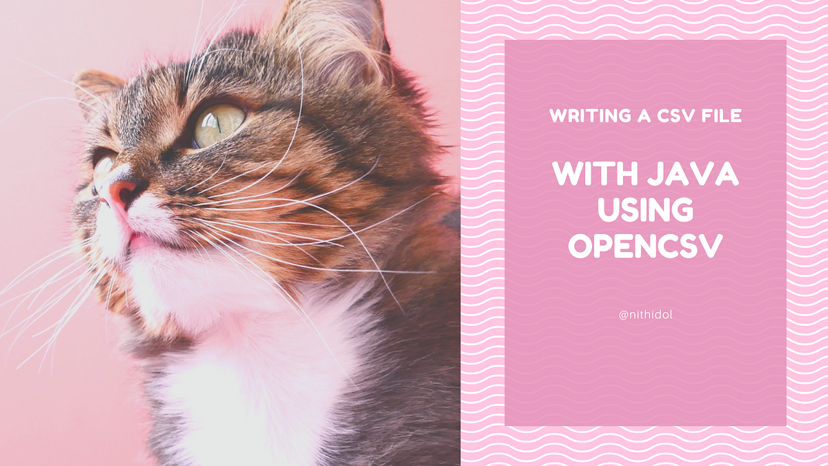Writing CSV Files in Java: OpenCSV Guide | Dev Genius