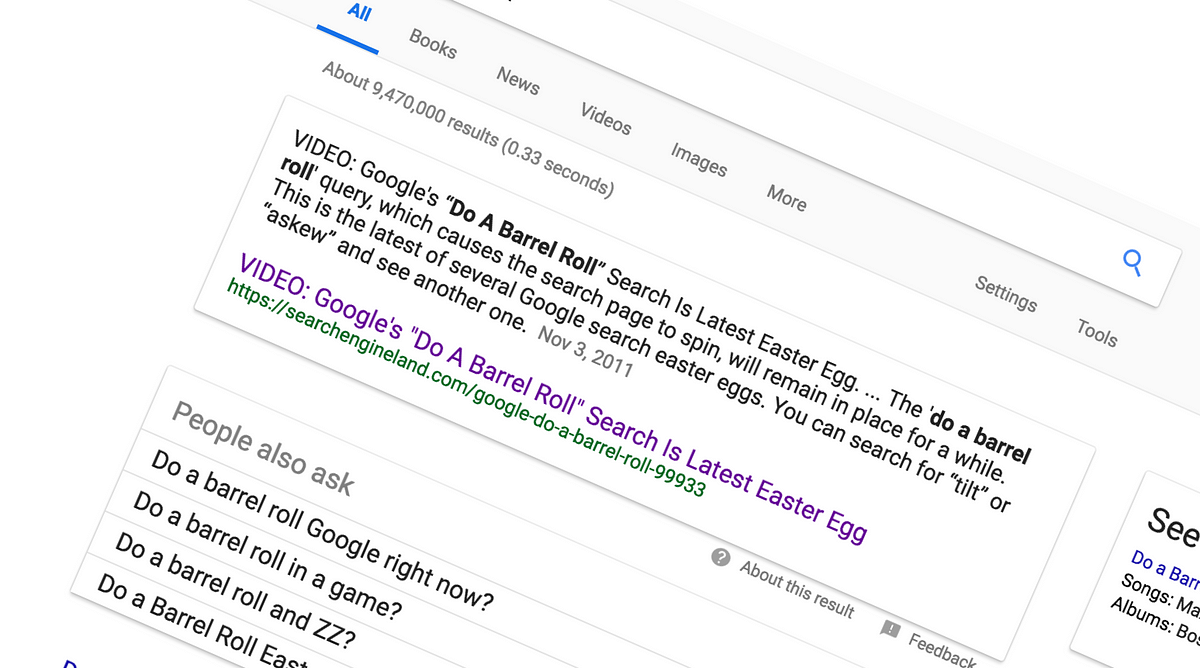 Do A Barrel Roll': A List of Googles Best Easter Eggs, Jokes