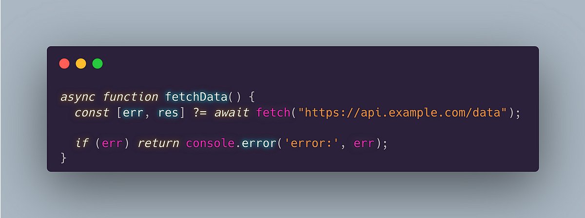 Say Goodbye to Try/Catch with This New ECMAScript Operator | by Amna ...
