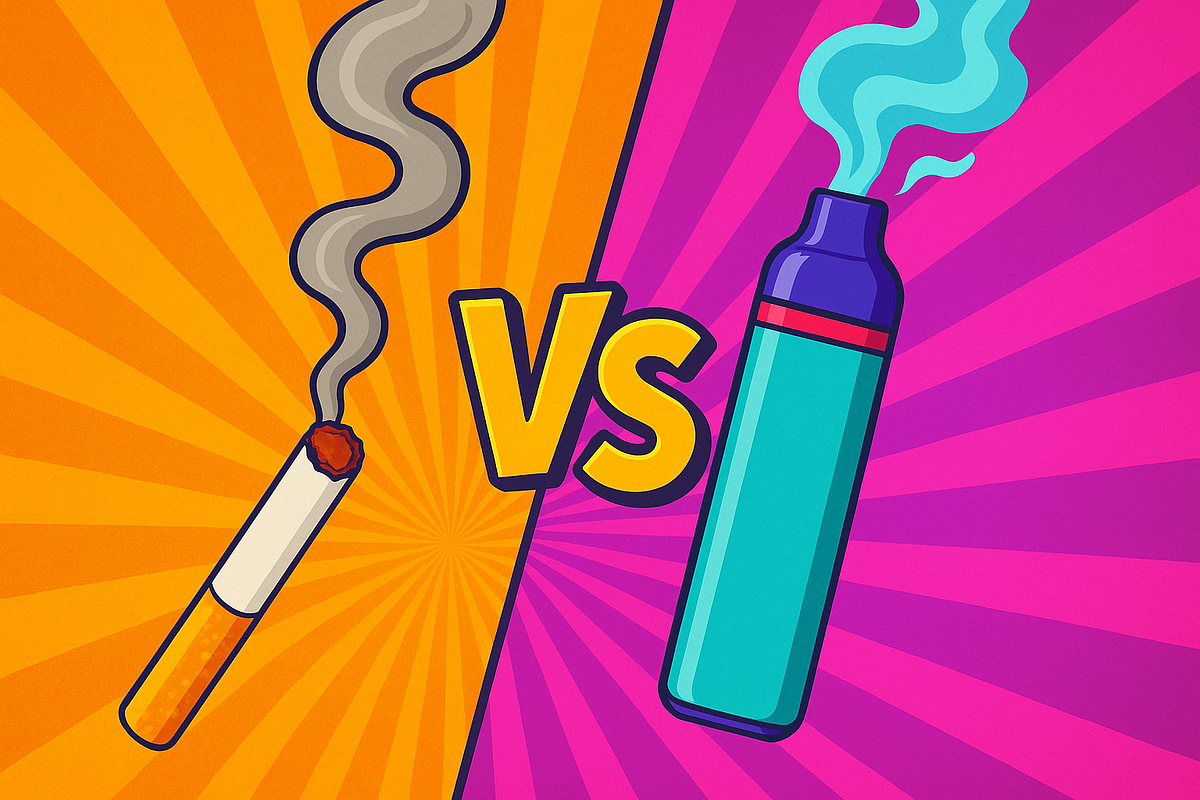 elfbar elfa master akku Cigarette vs Vape: Which One is More Dangerous (And Why I Quit Both) | by  Hamza Iqbal | Restless Quills