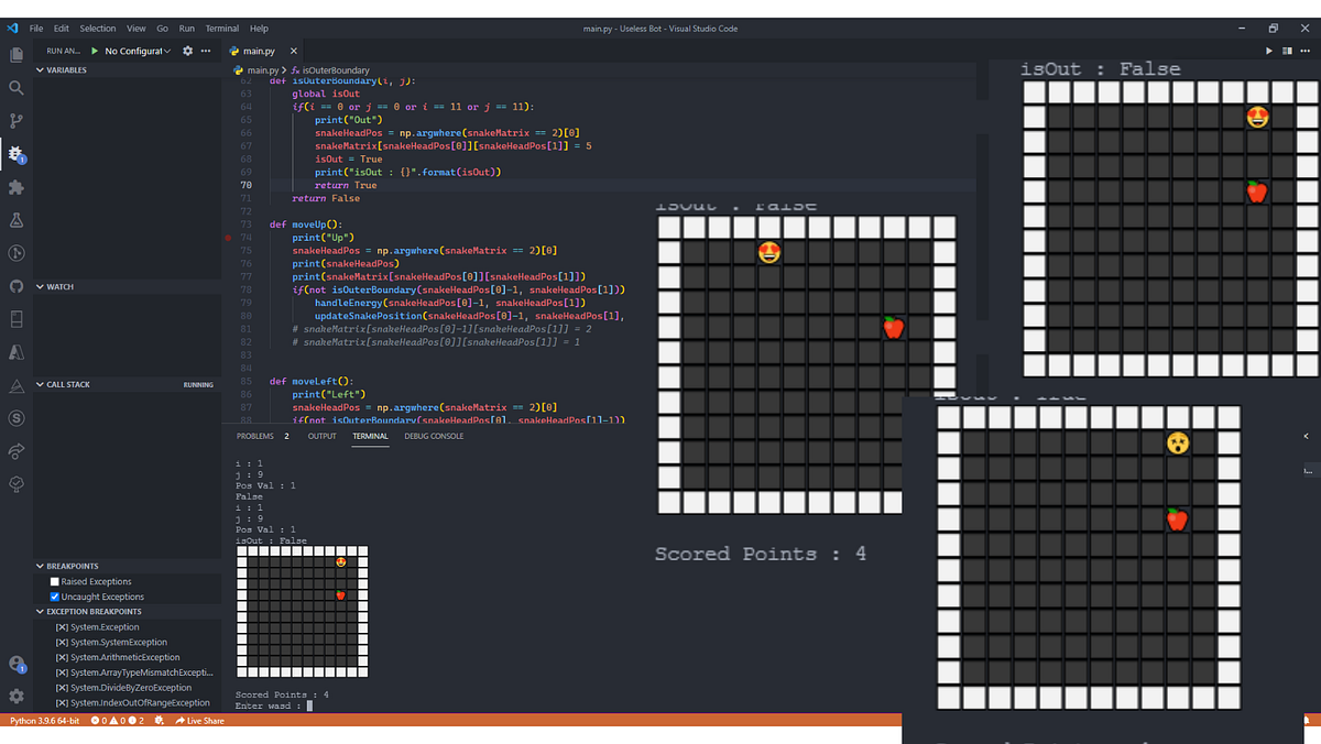 Pick an apple game in Python — Console | by Agnel Selvan | FAUN ...