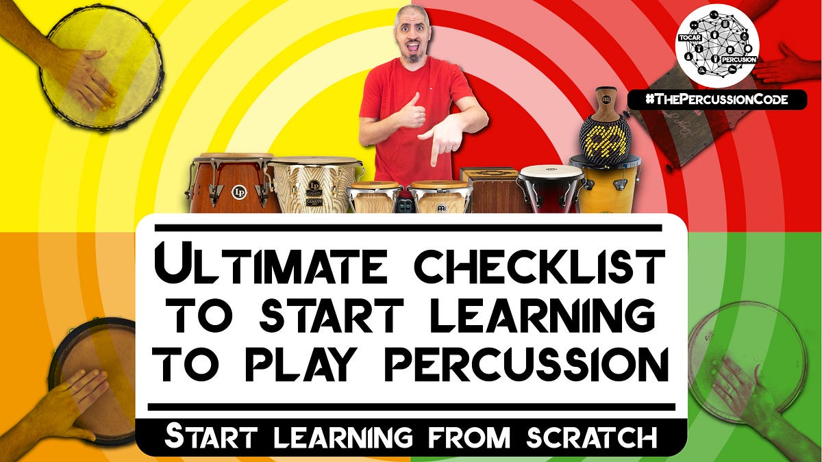 Learn to play percussion from scratch, Ultimate Beginner’s Guide by