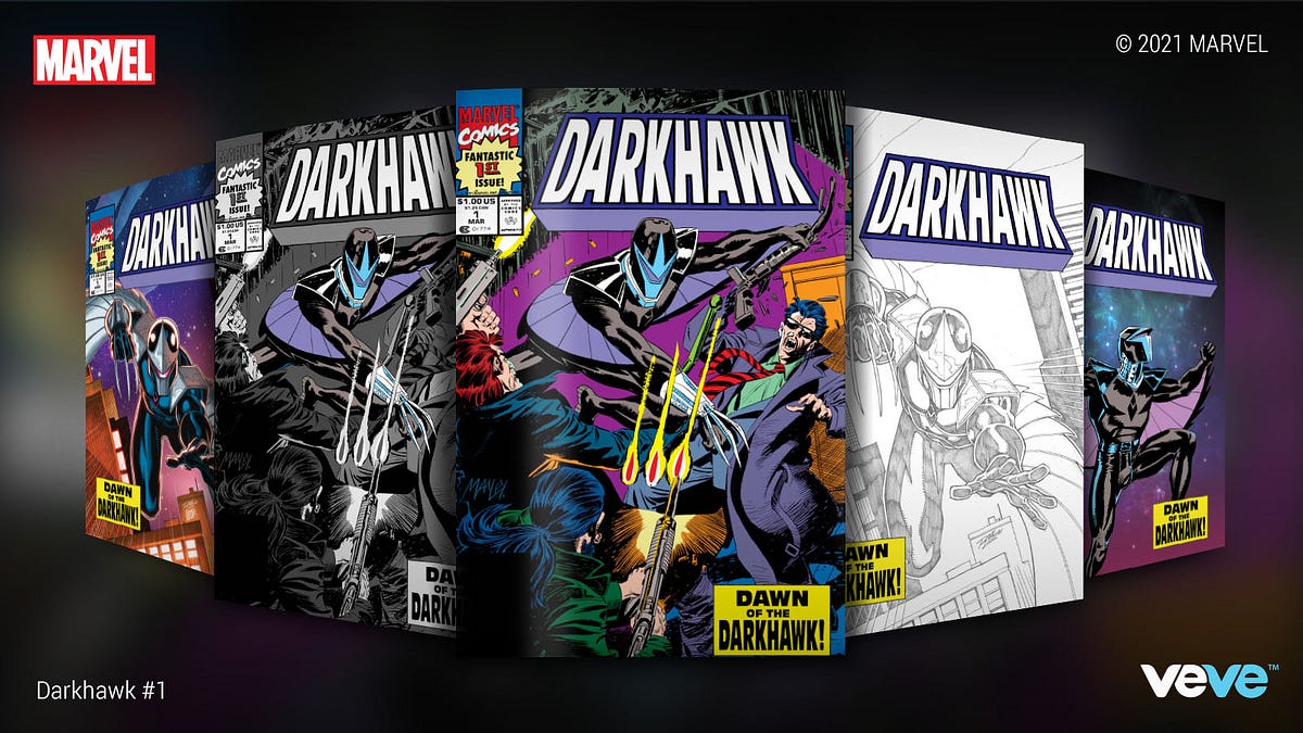 Vintage Marvel good Darkhawk Comics