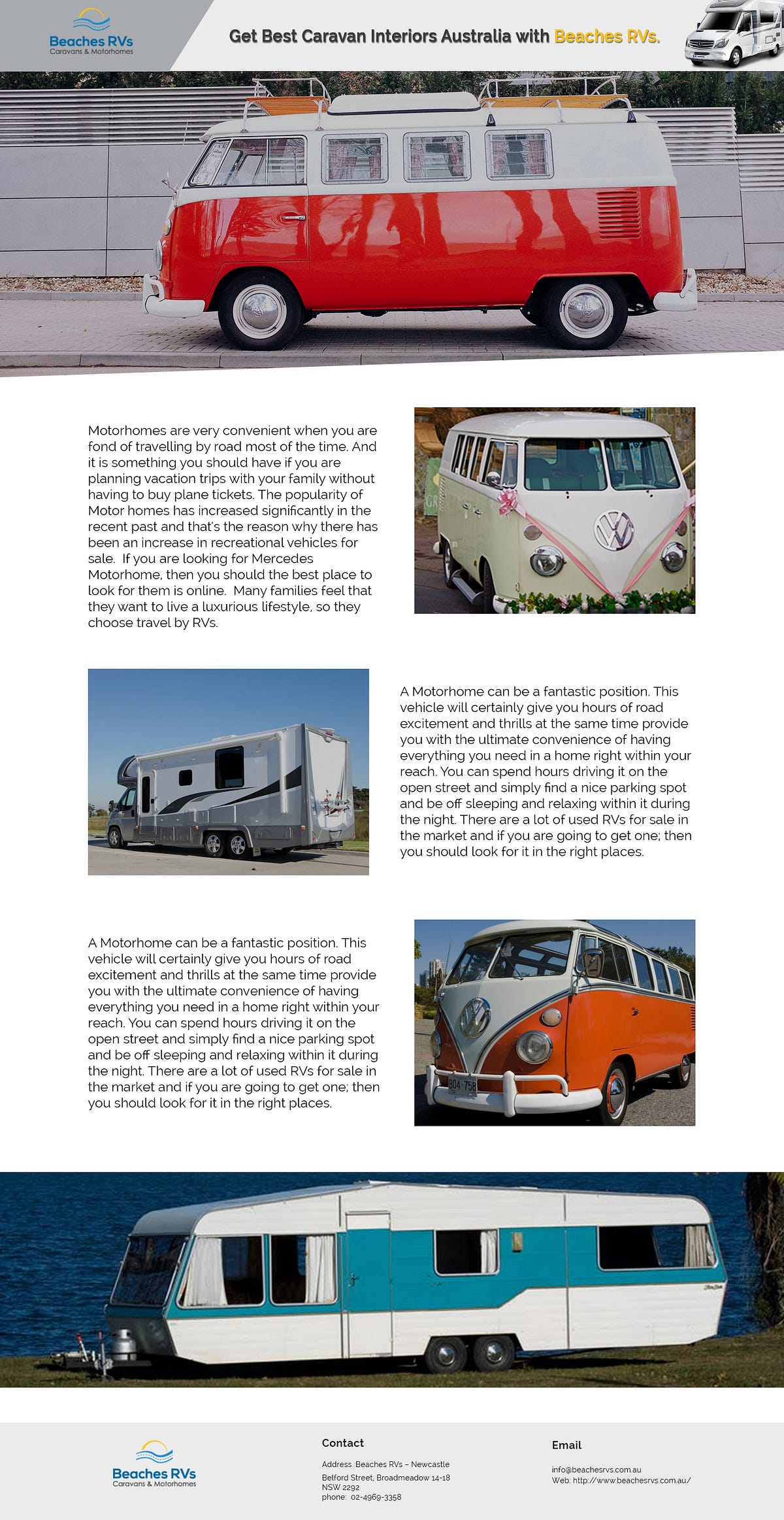 Caravan Interiors Australia | by Beaches RVs | Medium