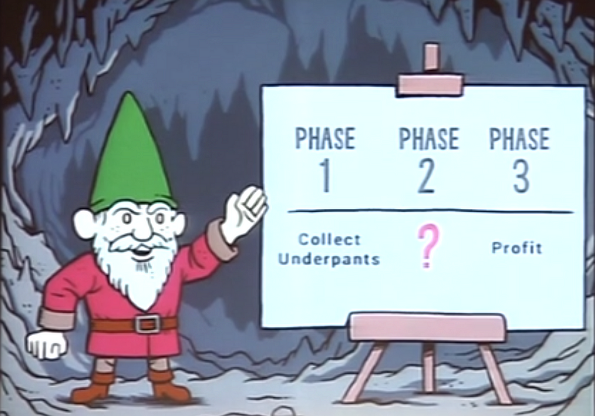 south park underpants gnomes business plan