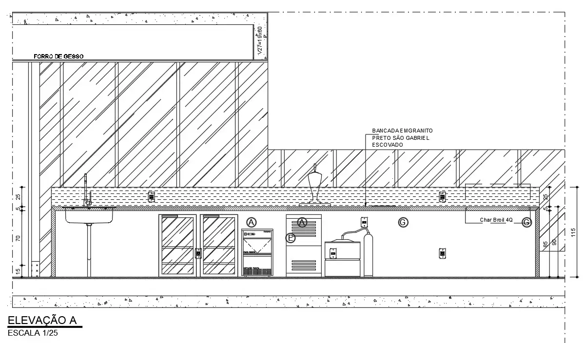 CAD drawings detailing of kitchen elevation blocks dwg autocad file