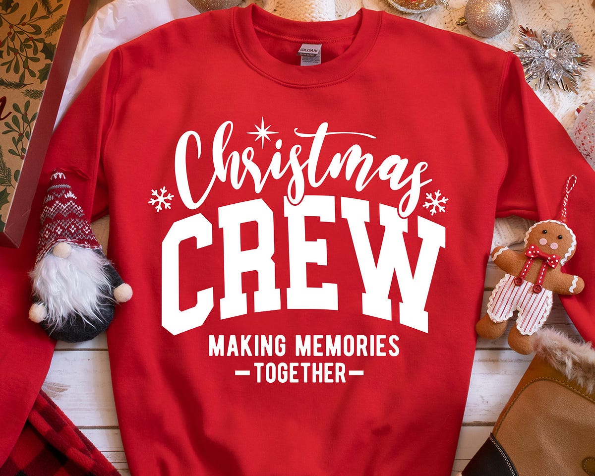 Christmas Crew SVG PNG Files For Cricut And Sublimation, Family