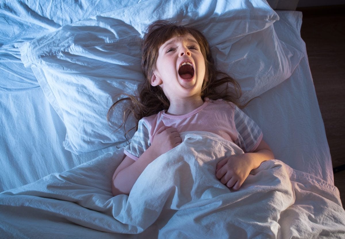 The child’s fear of sleeping alone + solution by Emily Medium