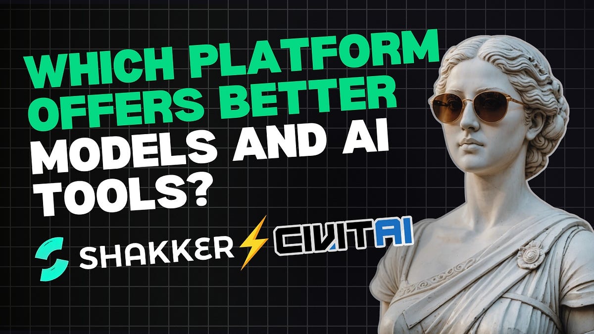 Shakker AI vs CivitAI: Điểm khác biệt nổi bật