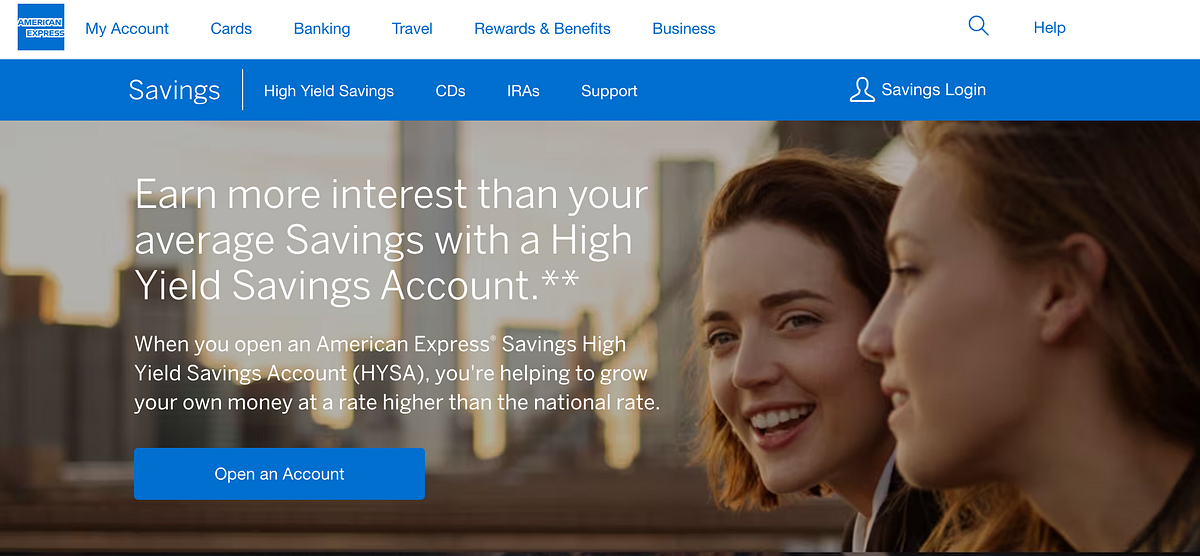 Product review: American Express High Yield Savings Account | by ...