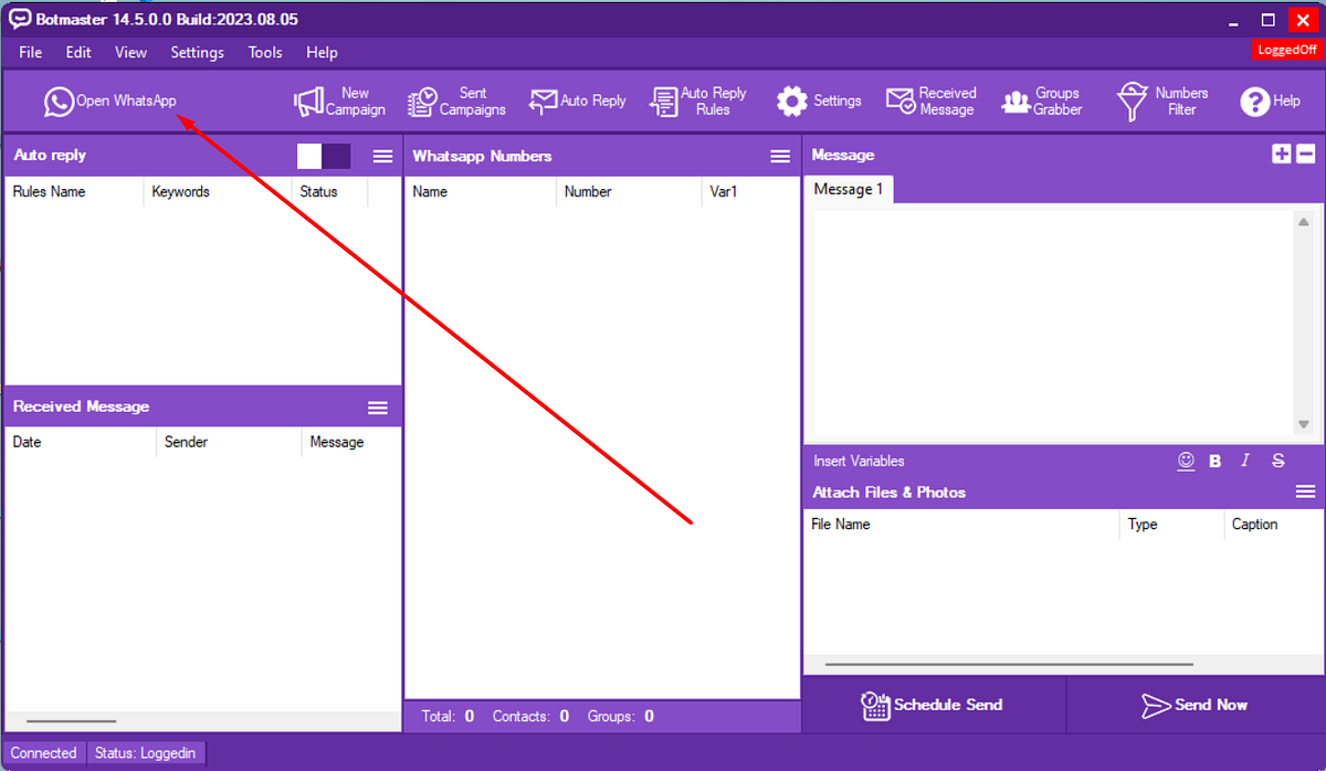 How to Send Bulk Whatsapp Messages From BotMaster Software by Ajay
