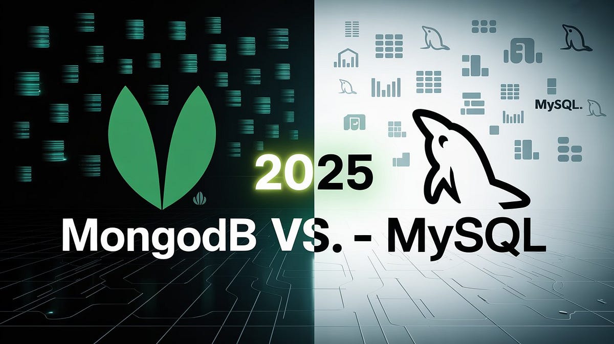MongoDB vs. MySQL: Which One Should You Use in 2025? | by Binmile | Jun ...