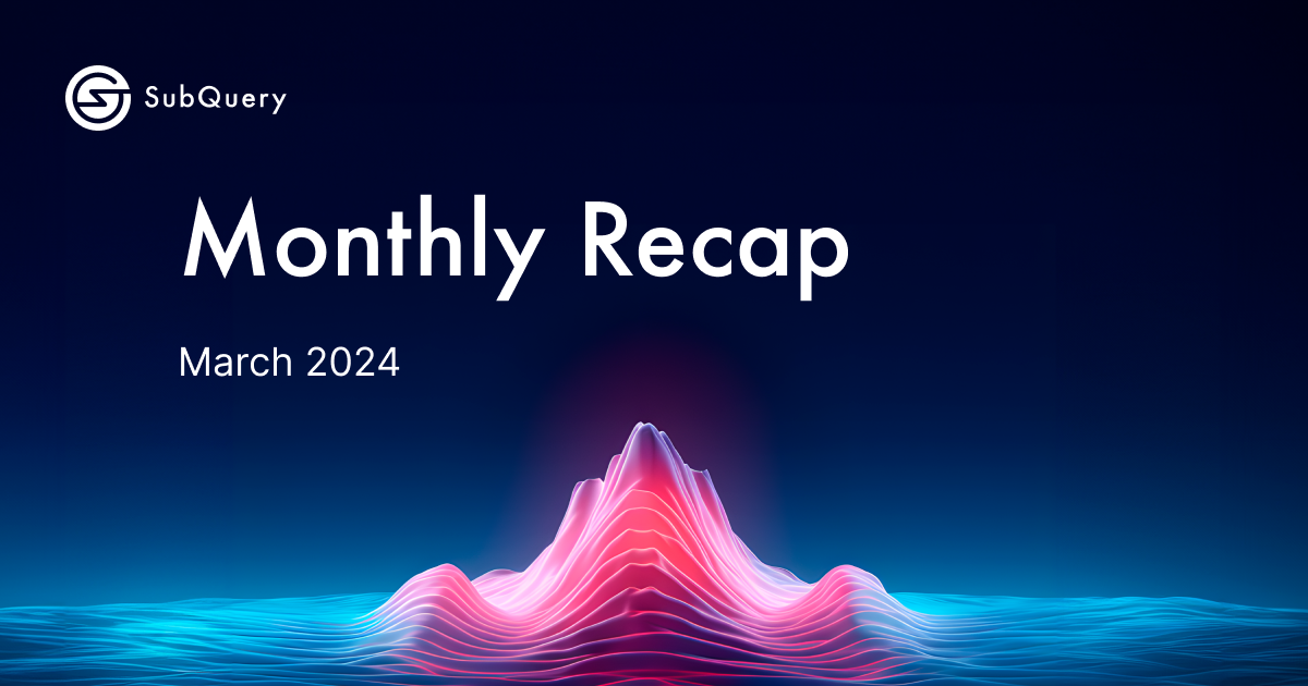 March 2024 Monthly Recap