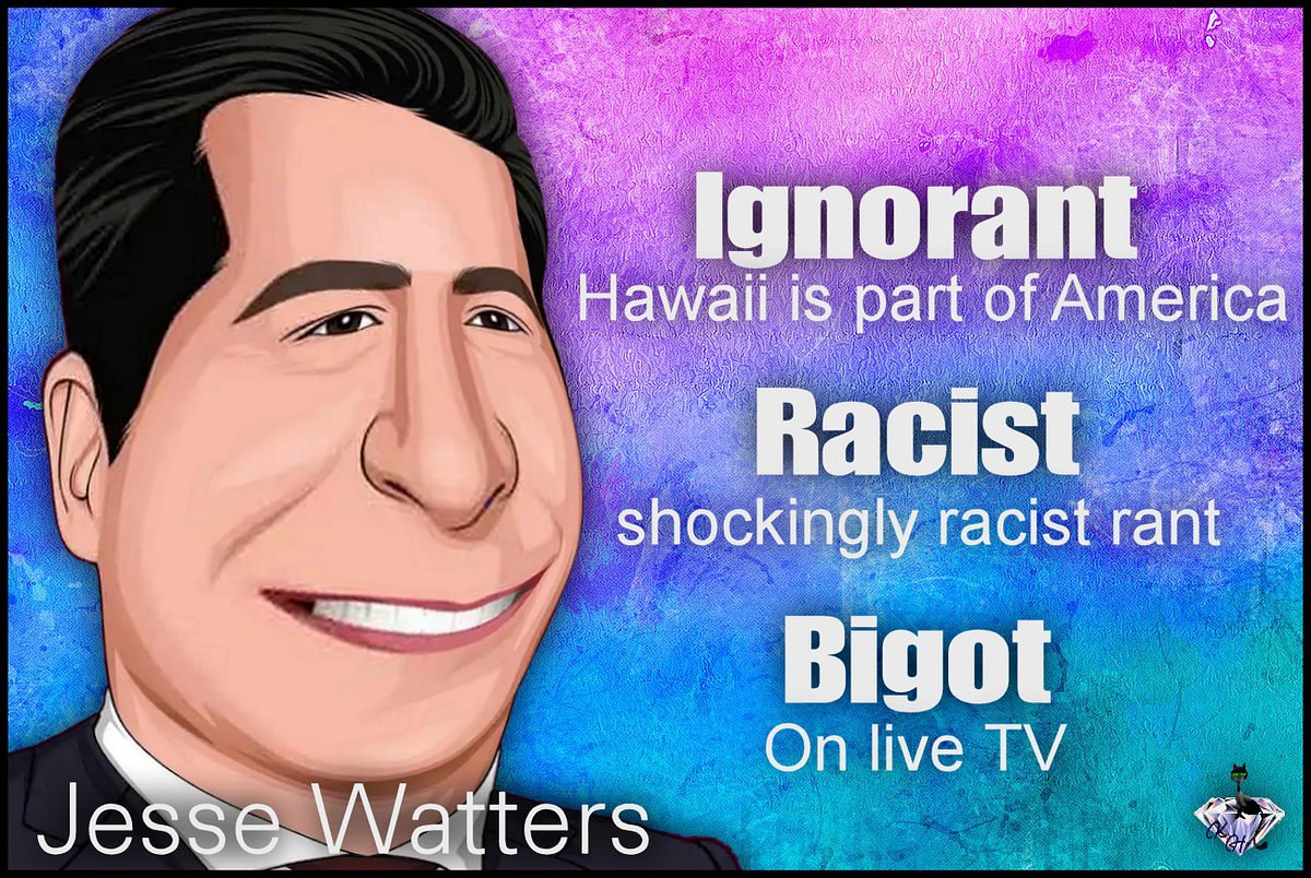 FOX News Prime-Time Host Jesse Waters Goes on a Shockingly Racist Rant | by  Katrina Haney | Lessons from History | Medium