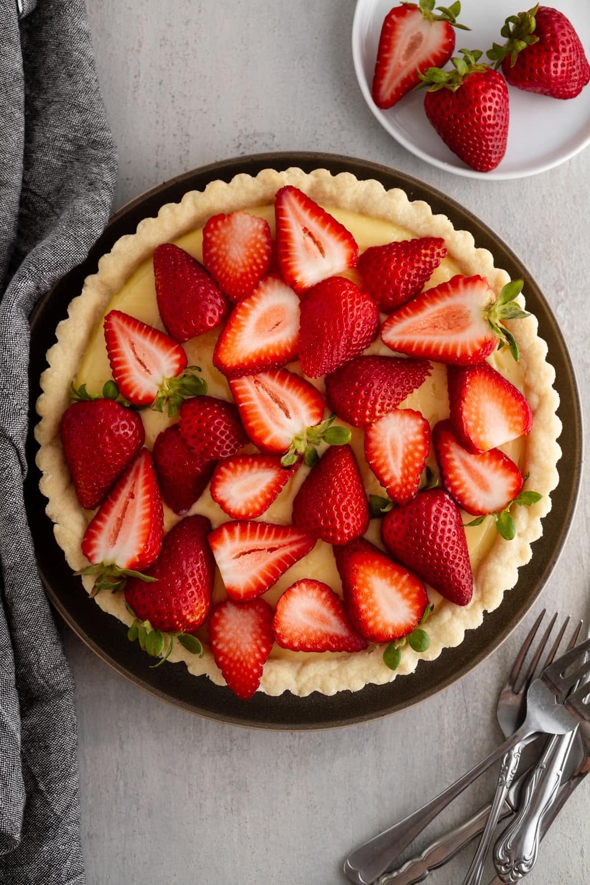 “From Scratch to Sweet: The Delight of Homemade Strawberry Tartlets”