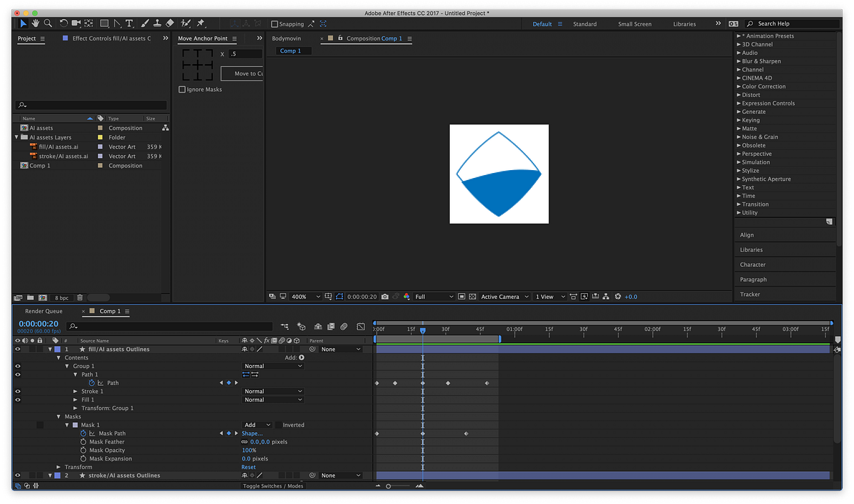 用Illustrator, After Effects 做出高互動性的SVG動畫 | by 蘇桓晨 | Medium