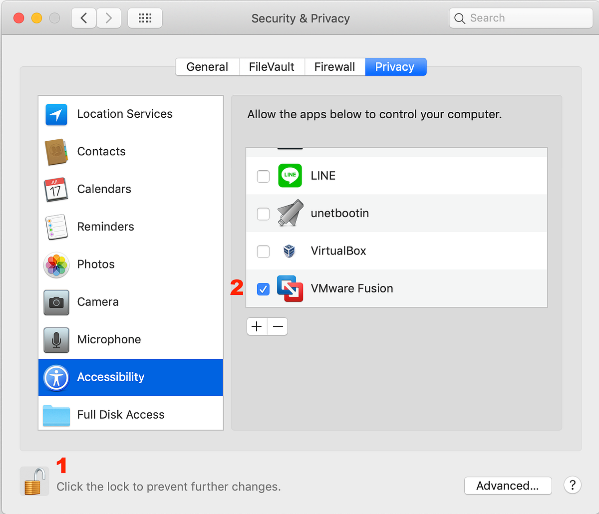 How to fix VMware Fusion Keyboard and Mouse not working after macOS