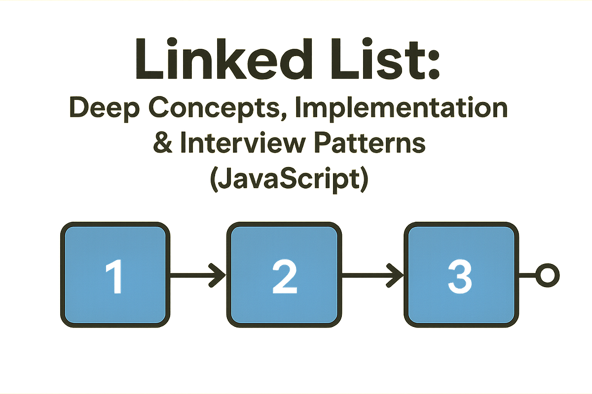 Linked List — Deep Concepts, Implementation & Interview Patterns ...