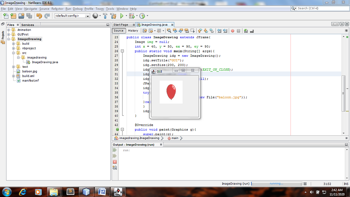 Creating Frame, Panel and adding image using Swing Library in Java | by ...