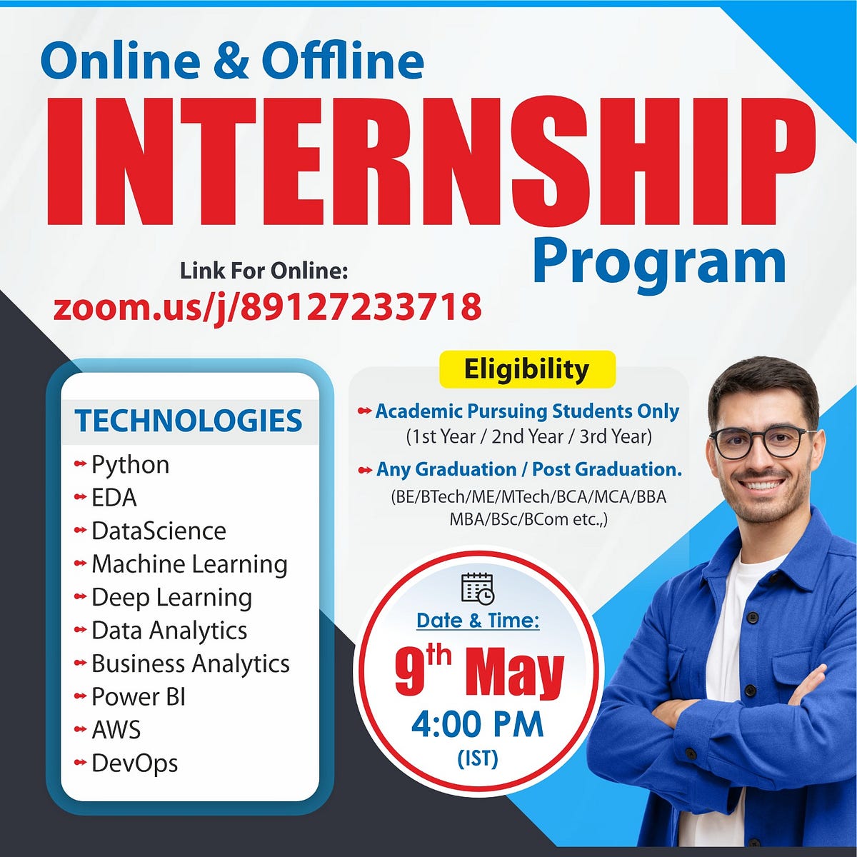 🚀Online & Offline Internship Program 🌟 - Techprasanna - Medium