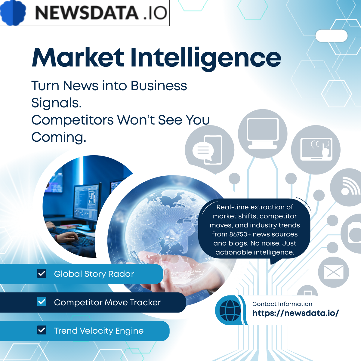 Market Intelligence Solution — Turn News Data into Actionable Insights with NewsData.io