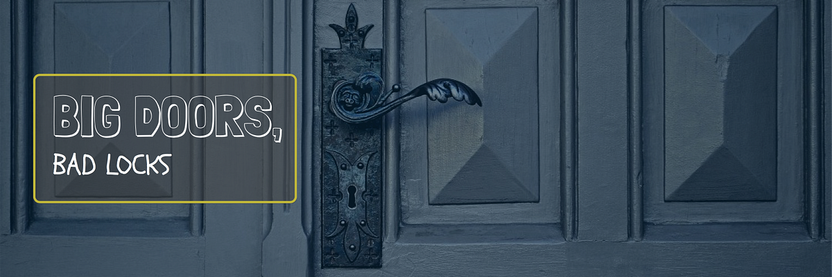 Big doors, bad locks. How secure is your home? | by Gonçalo Sá | Medium