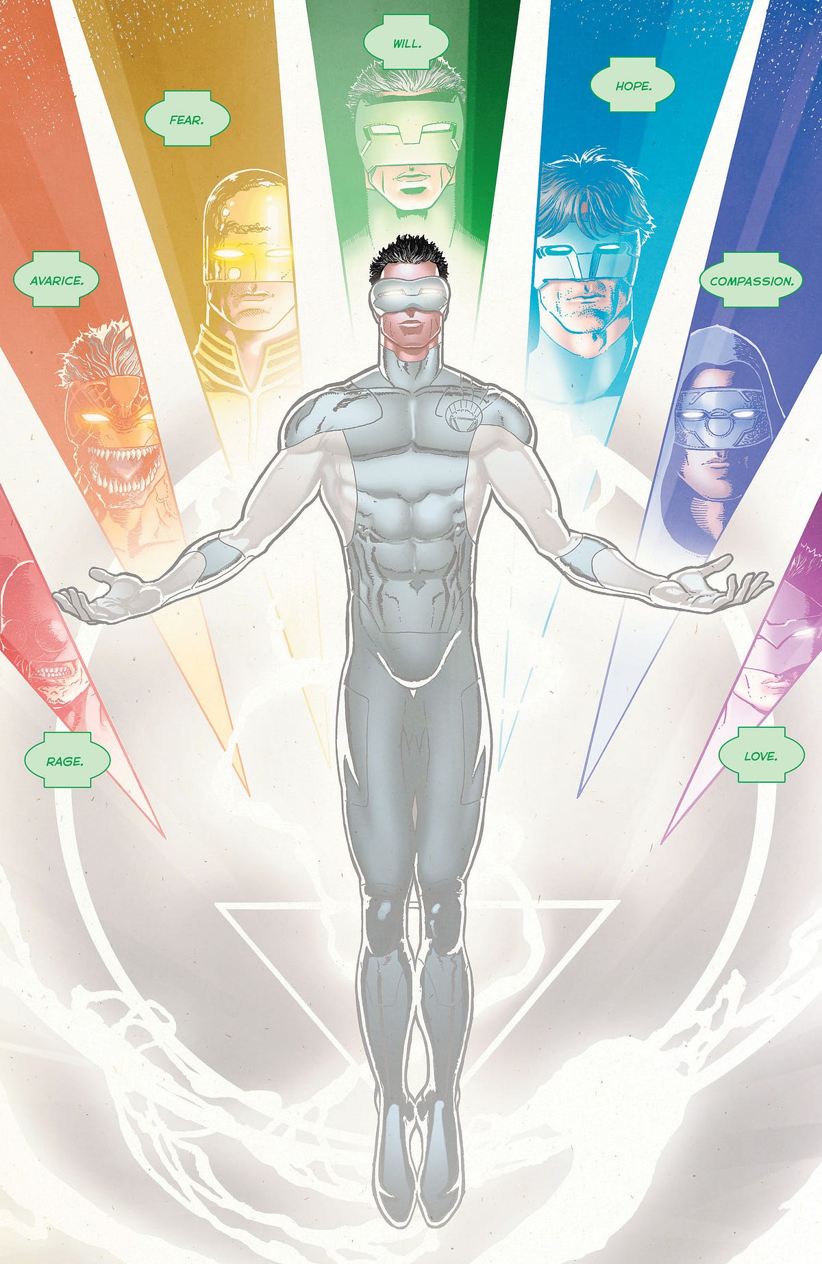 DC Comics — The Lantern Corps. How do the rings find their masters