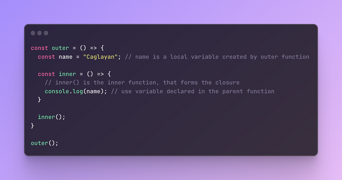 A Journey to the Center of JavaScript, Part 3: Closures | by Çağlayan ...