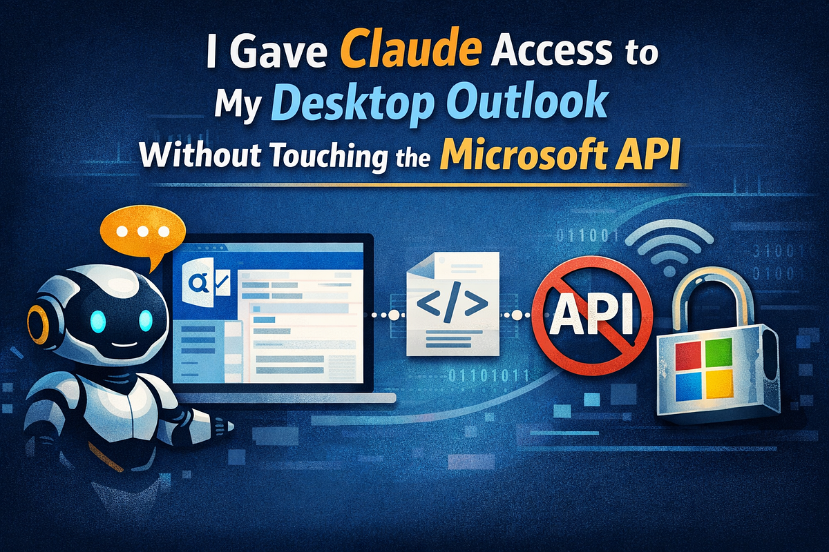 I Gave Claude Access to My Desktop Outlook Without Touching the Microsoft API