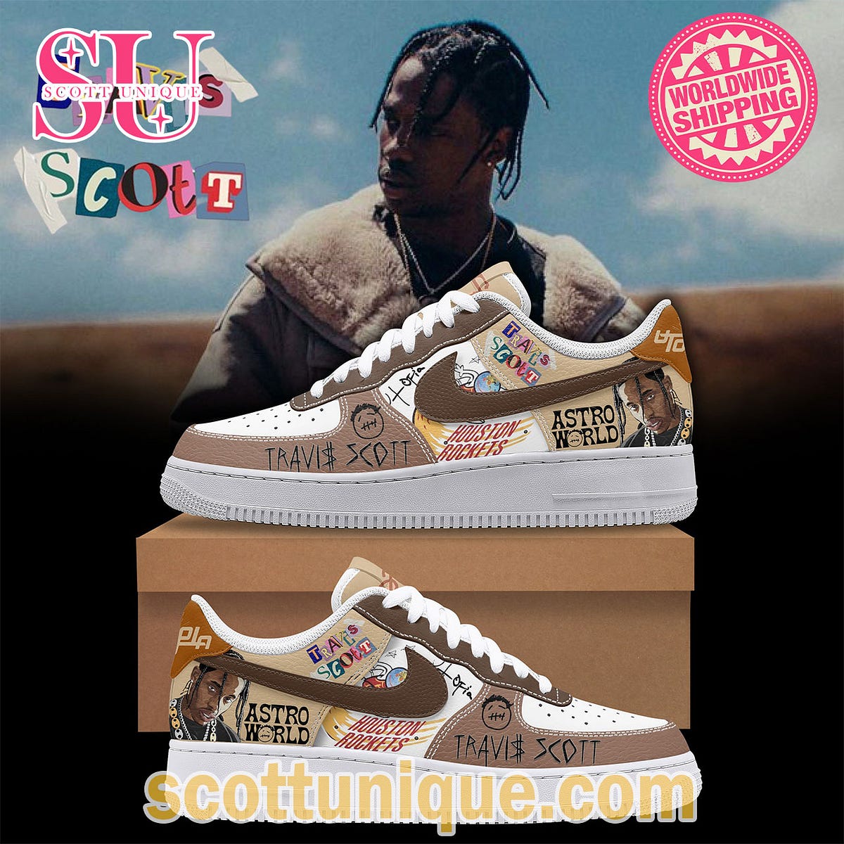 travis scott astroworld air force 1