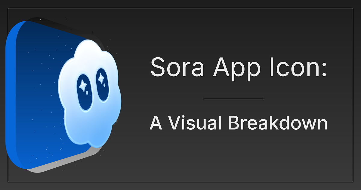 Sora app icon: a visual breakdown