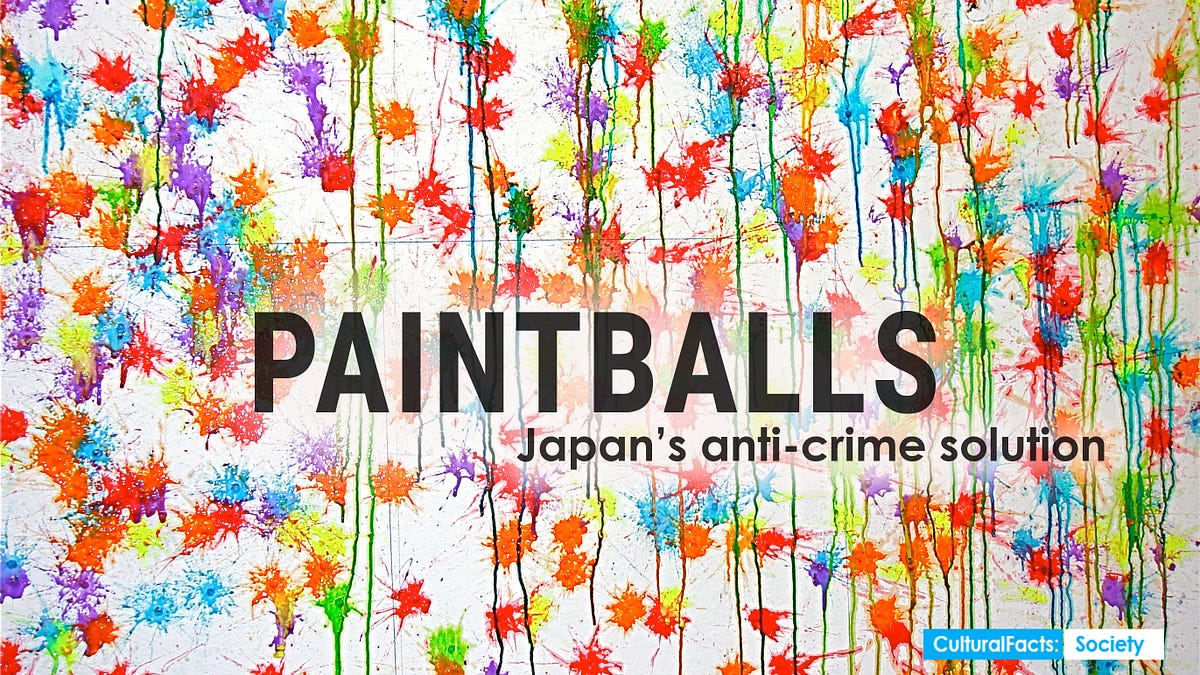 Anti-Crime Balls: Bags of Paint to Throw at Criminals