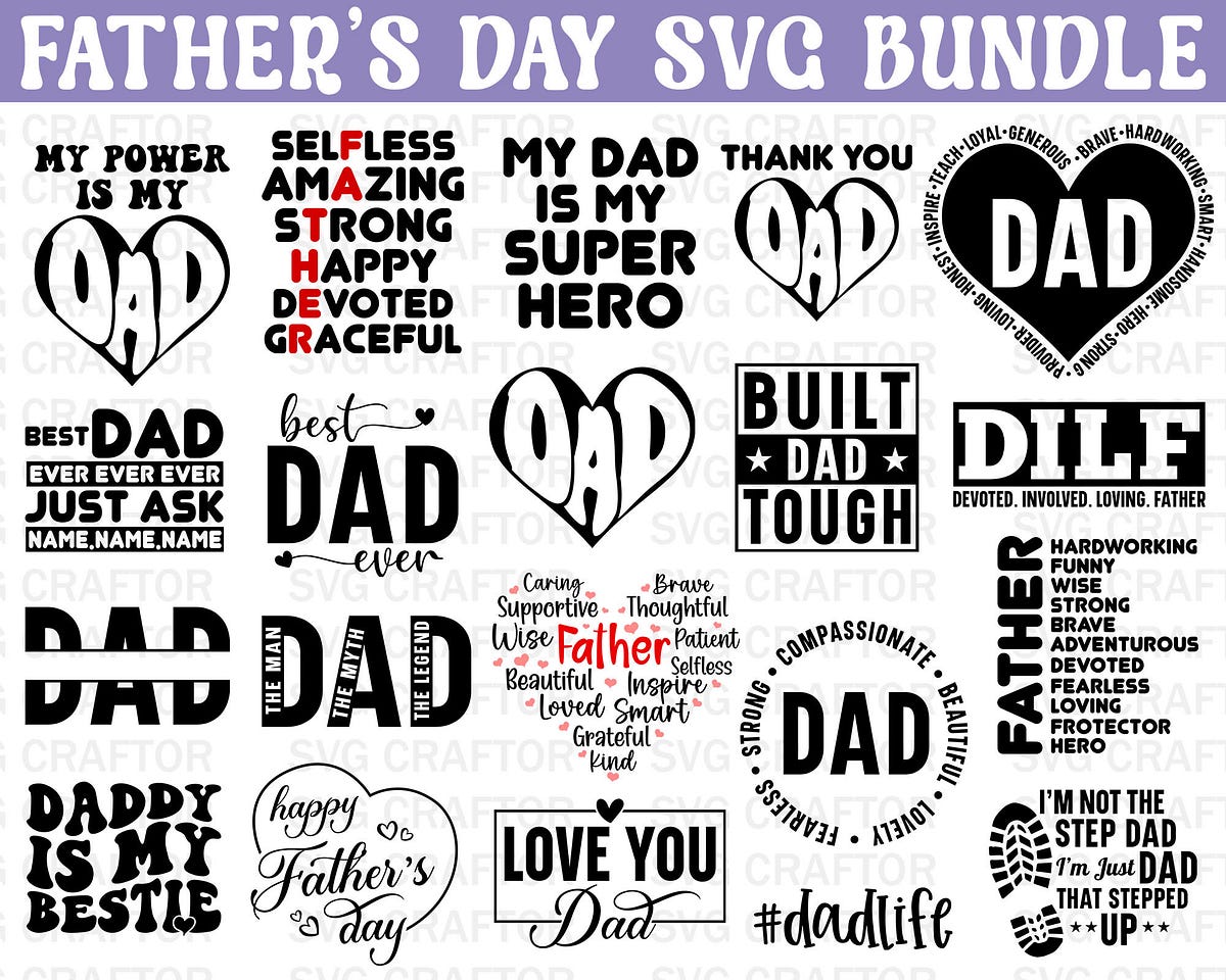 Father’s Day SVG, svg Bundle, Dad SVG, Family svg, Best Dad svg, Father ...