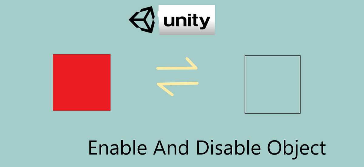 Unity gameObject setActive hide or enable or disable an object with C# code  game dev tips 