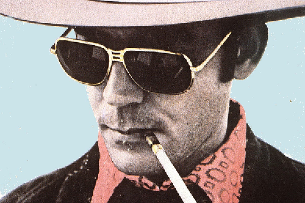 hunter s thompson cigarette brand Hunter S. Thompson Came To Dinner