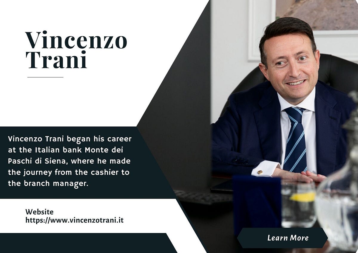 Vincenzo Trani sul viaggio dal cassiere al direttore di filiale | by ...