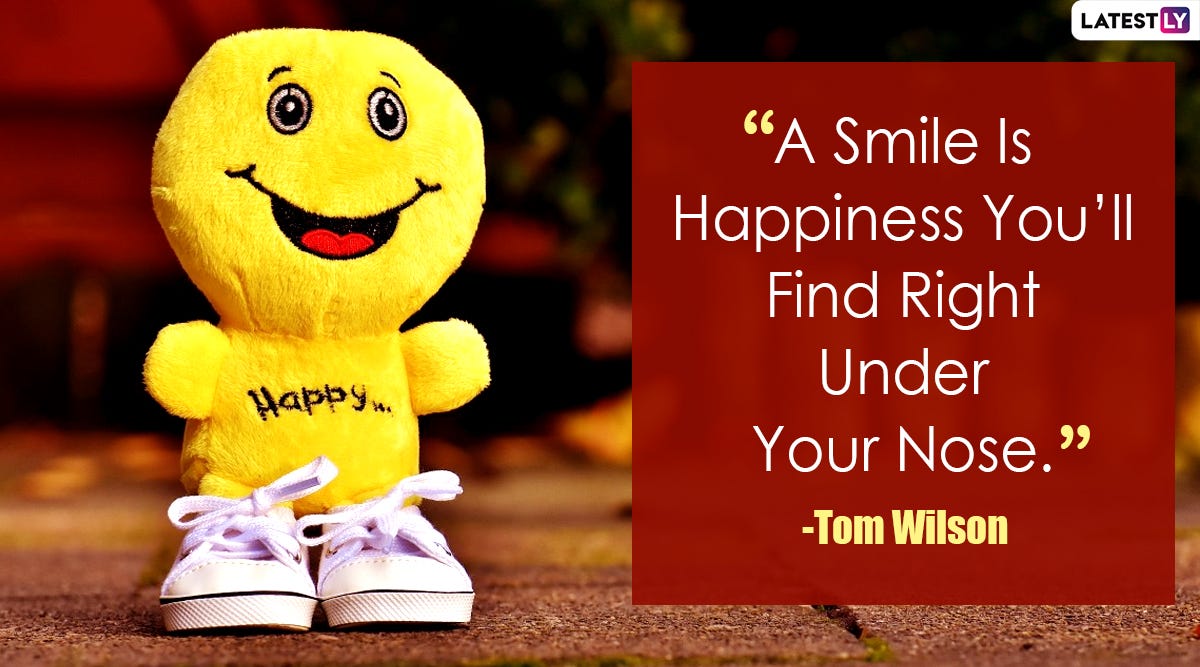 Never to smile... Now let me tell you about an incident… by