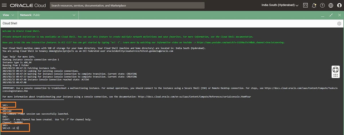 OCI Simplifying the way to get console connection for Window Server ...