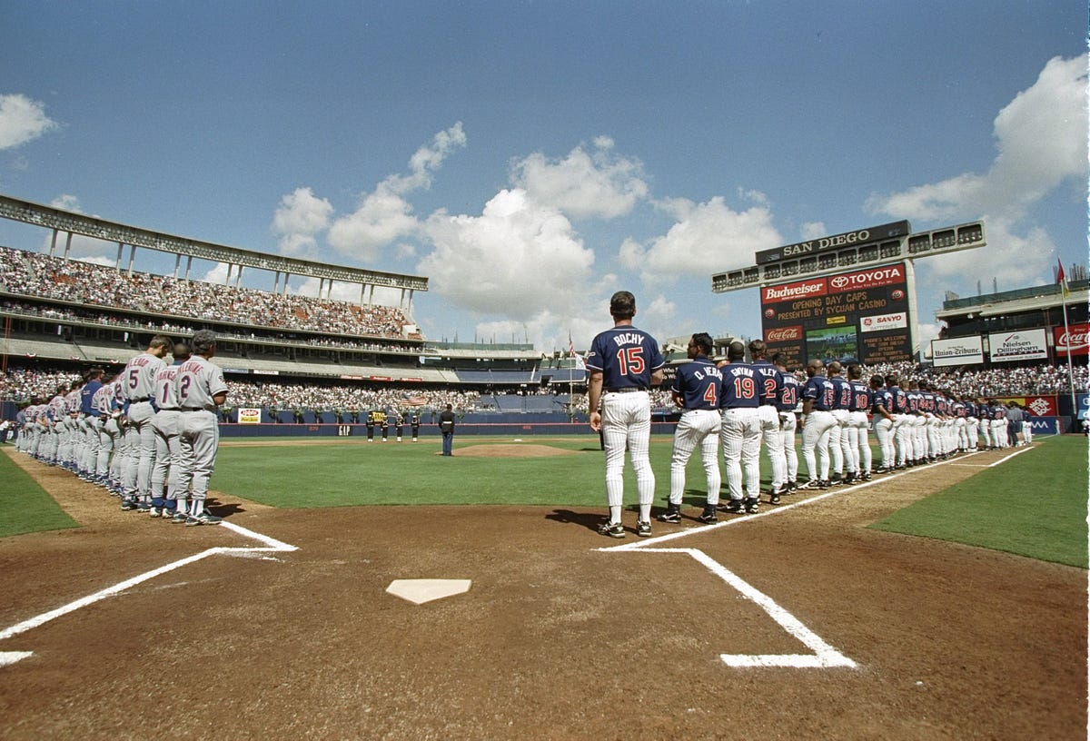 Padres history (April 1): Back-to-back-to-back on opening day - The San  Diego Union-Tribune