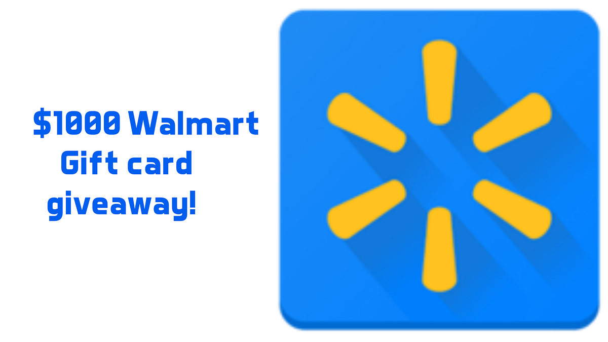 1000 Walmart Gift card giveaway! Arslan Khan Medium