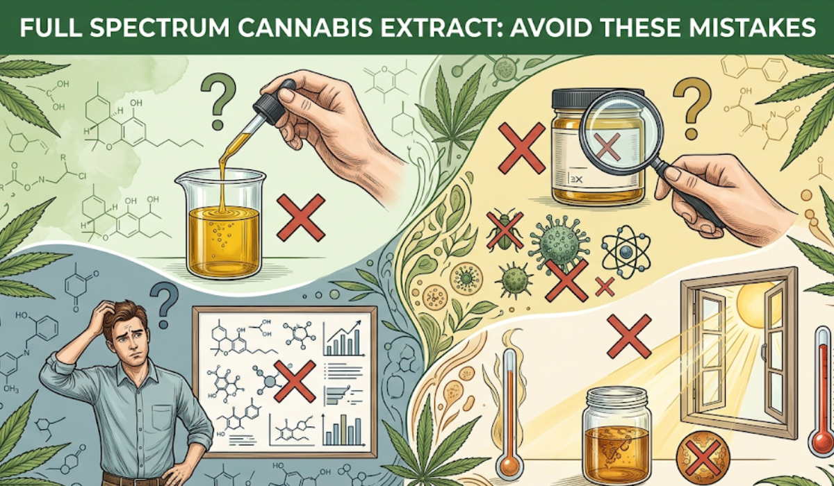Full Spectrum Cannabis Extract: Avoid These Mistakes