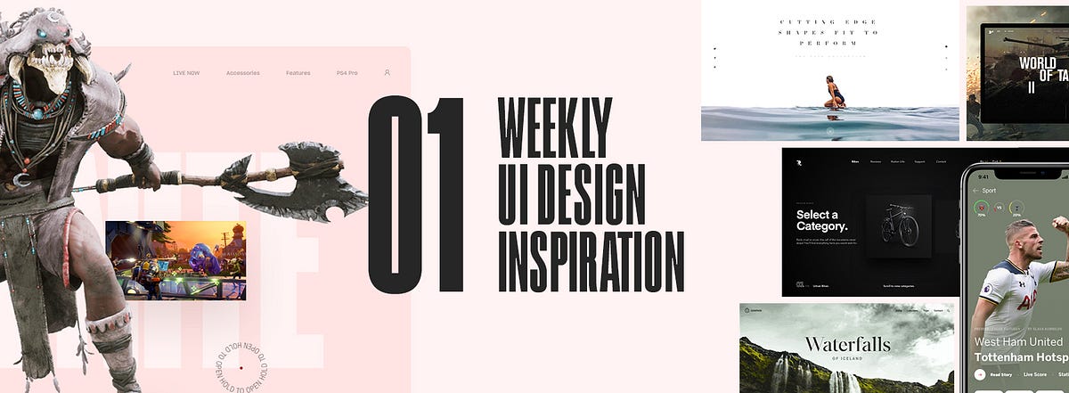 Weekly UI Design Inspiration ๐ค #01 | by Jean Delbrel | Medium