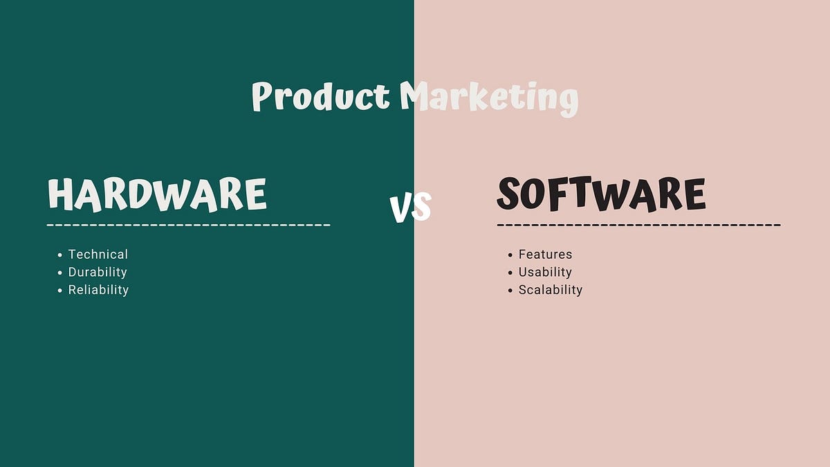 Product Marketing For B2B Hardware vs Software Buyers by Divine