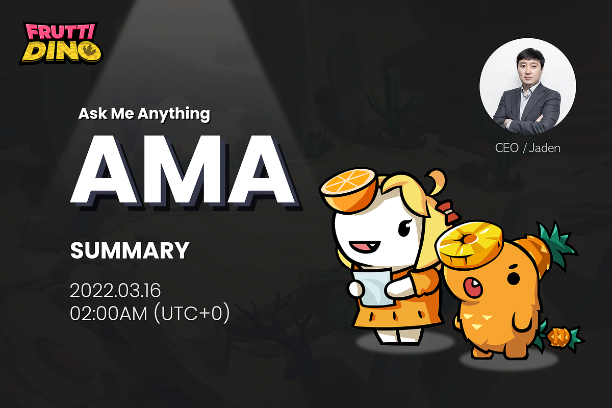 [AMA] Summary. Hello everyone!😊 by Frutti Dino Medium